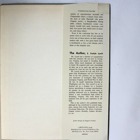 Furniture Antiques Found In Virginia by Ernest Carlyle Lynch, Jr. Book & Jacket - Picture 5 of 14